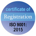 ISO 9001 2015 badge